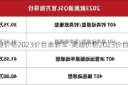 奥迪价格2023价目表轿车-奥迪价格2023价目表Q5