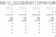 2022款零跑c11_2022款零跑C11纯电610尊享版配置信息