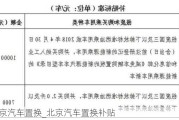 北京汽车置换_北京汽车置换补贴