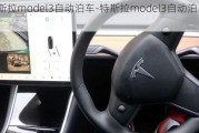 特斯拉model3自动泊车-特斯拉model3自动泊车过头