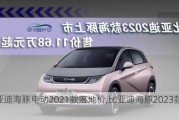 比亚迪海豚电动2021款落地价,比亚迪海豚2023款电车