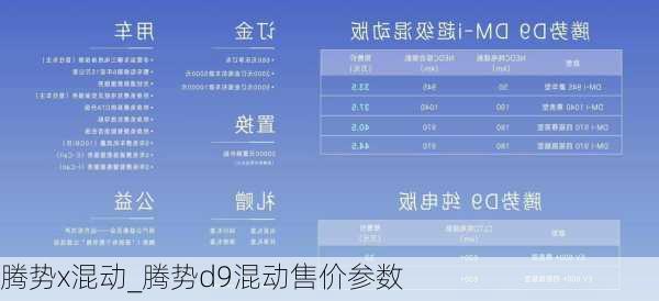 腾势x混动_腾势d9混动售价参数