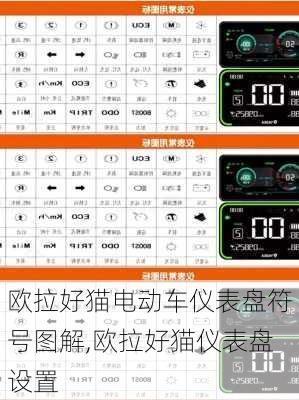 欧拉好猫电动车仪表盘符号图解,欧拉好猫仪表盘设置