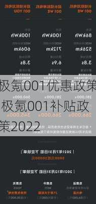 极氪001优惠政策,极氪001补贴政策2022