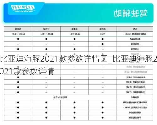 比亚迪海豚2021款参数详情图_比亚迪海豚2021款参数详情