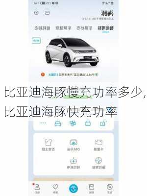 比亚迪海豚慢充功率多少,比亚迪海豚快充功率