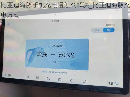 比亚迪海豚手机充电慢怎么解决_比亚迪海豚充电方式