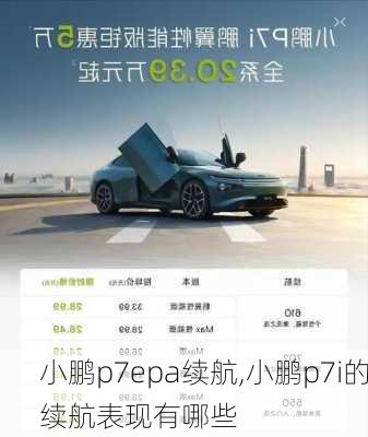 小鹏p7epa续航,小鹏p7i的续航表现有哪些