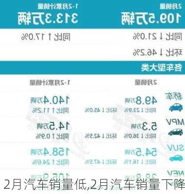 2月汽车销量低,2月汽车销量下降