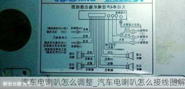 汽车电喇叭怎么调整_汽车电喇叭怎么接线图解