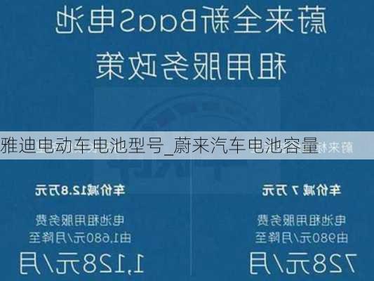 雅迪电动车电池型号_蔚来汽车电池容量