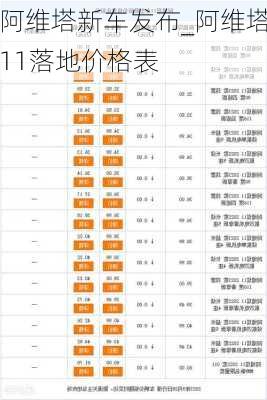 阿维塔新车发布_阿维塔11落地价格表