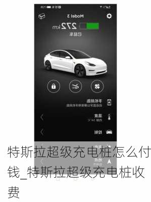 特斯拉超级充电桩怎么付钱_特斯拉超级充电桩收费