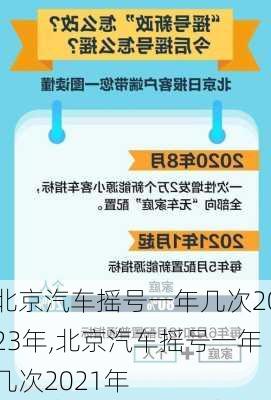 北京汽车摇号一年几次2023年,北京汽车摇号一年几次2021年