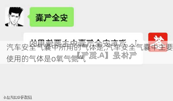 汽车安全气囊中所用的气体是,汽车安全气囊中主要使用的气体是o氧气氮气