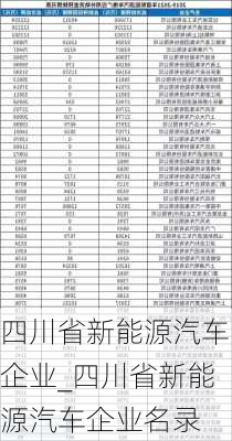 四川省新能源汽车企业_四川省新能源汽车企业名录