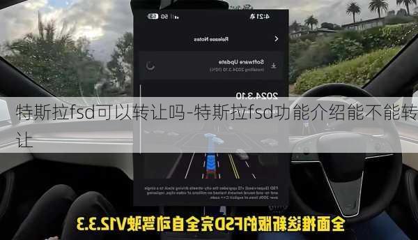 特斯拉fsd可以转让吗-特斯拉fsd功能介绍能不能转让