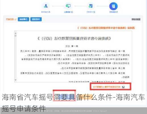 海南省汽车摇号需要具备什么条件-海南汽车摇号申请条件