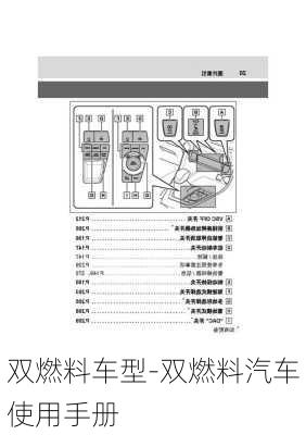 双燃料车型-双燃料汽车使用手册