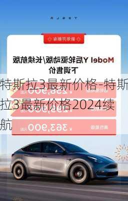 特斯拉3最新价格-特斯拉3最新价格2024续航