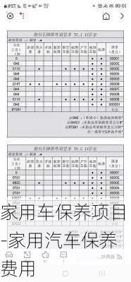 家用车保养项目-家用汽车保养费用