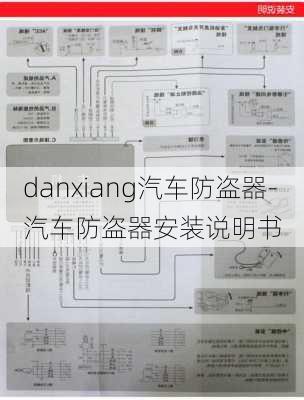 danxiang汽车防盗器-汽车防盗器安装说明书