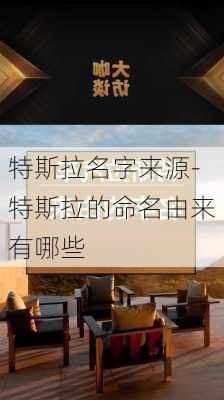 特斯拉名字来源-特斯拉的命名由来有哪些