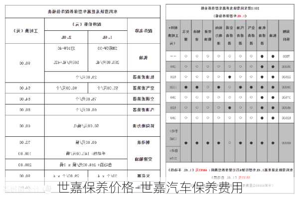 世嘉保养价格-世嘉汽车保养费用