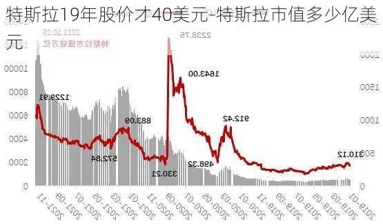 特斯拉19年股价才40美元-特斯拉市值多少亿美元