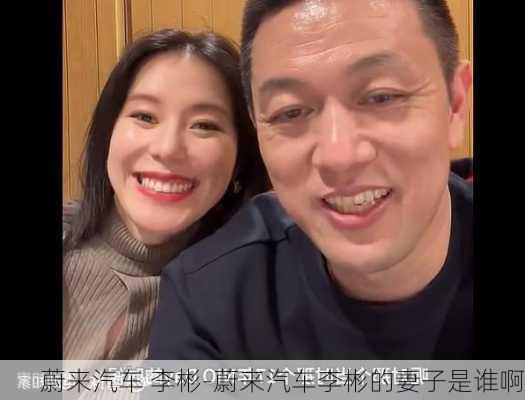 蔚来汽车 李彬-蔚来汽车李彬的妻子是谁啊