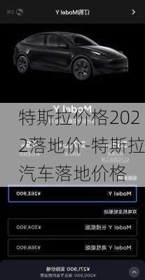 特斯拉价格2022落地价-特斯拉汽车落地价格